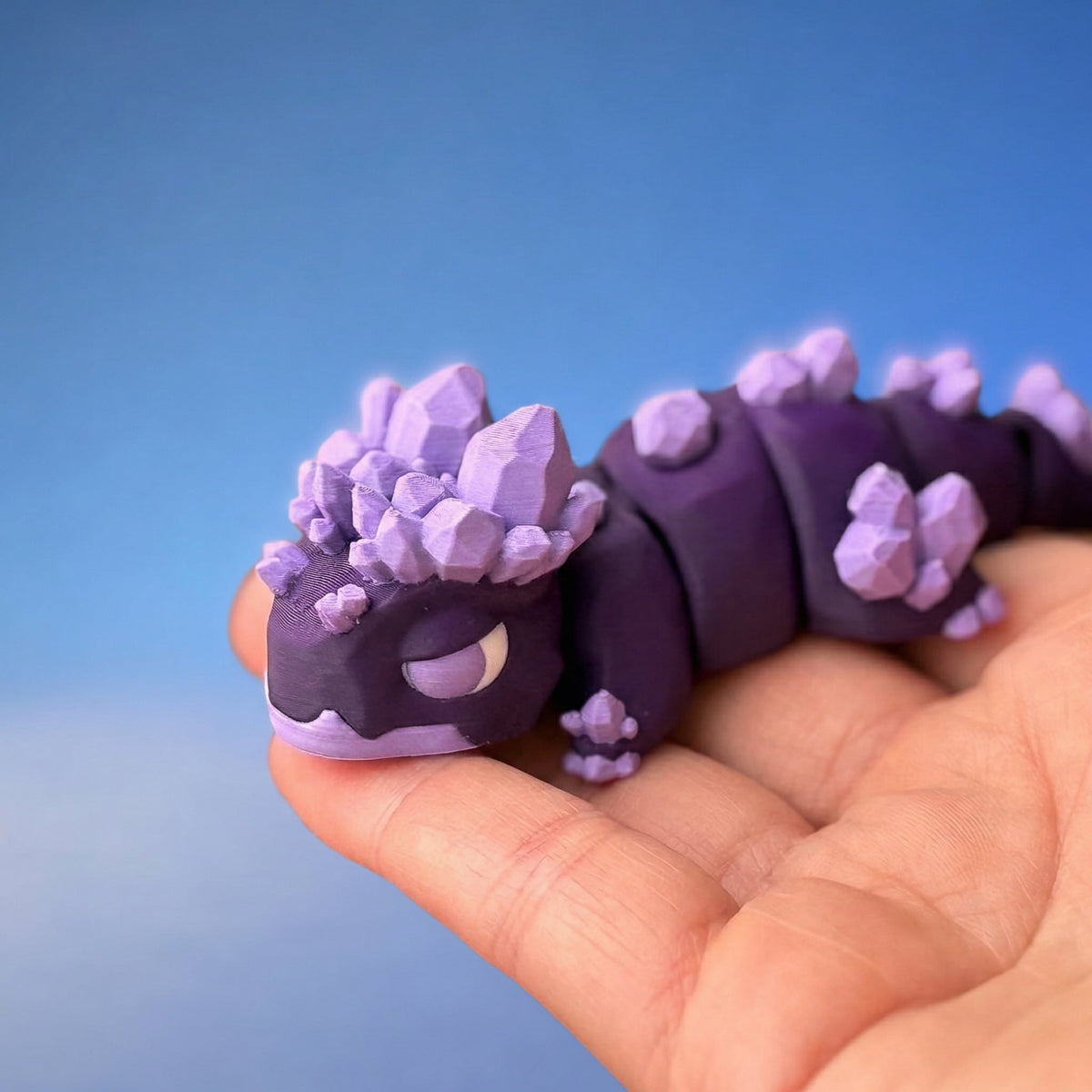 Gemble the Amethyst Dragon, a ChonkDex specimen
