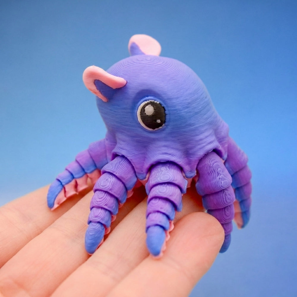 Inky Dinky the octopus with articulated legs