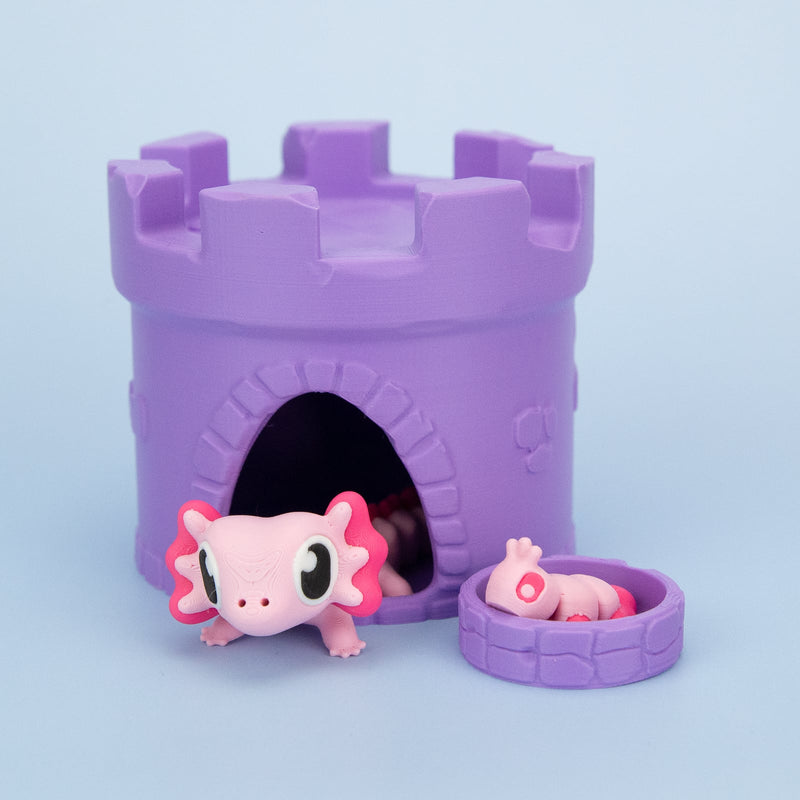 Axolotl Castle Kit (3-Piece Accessory Set)