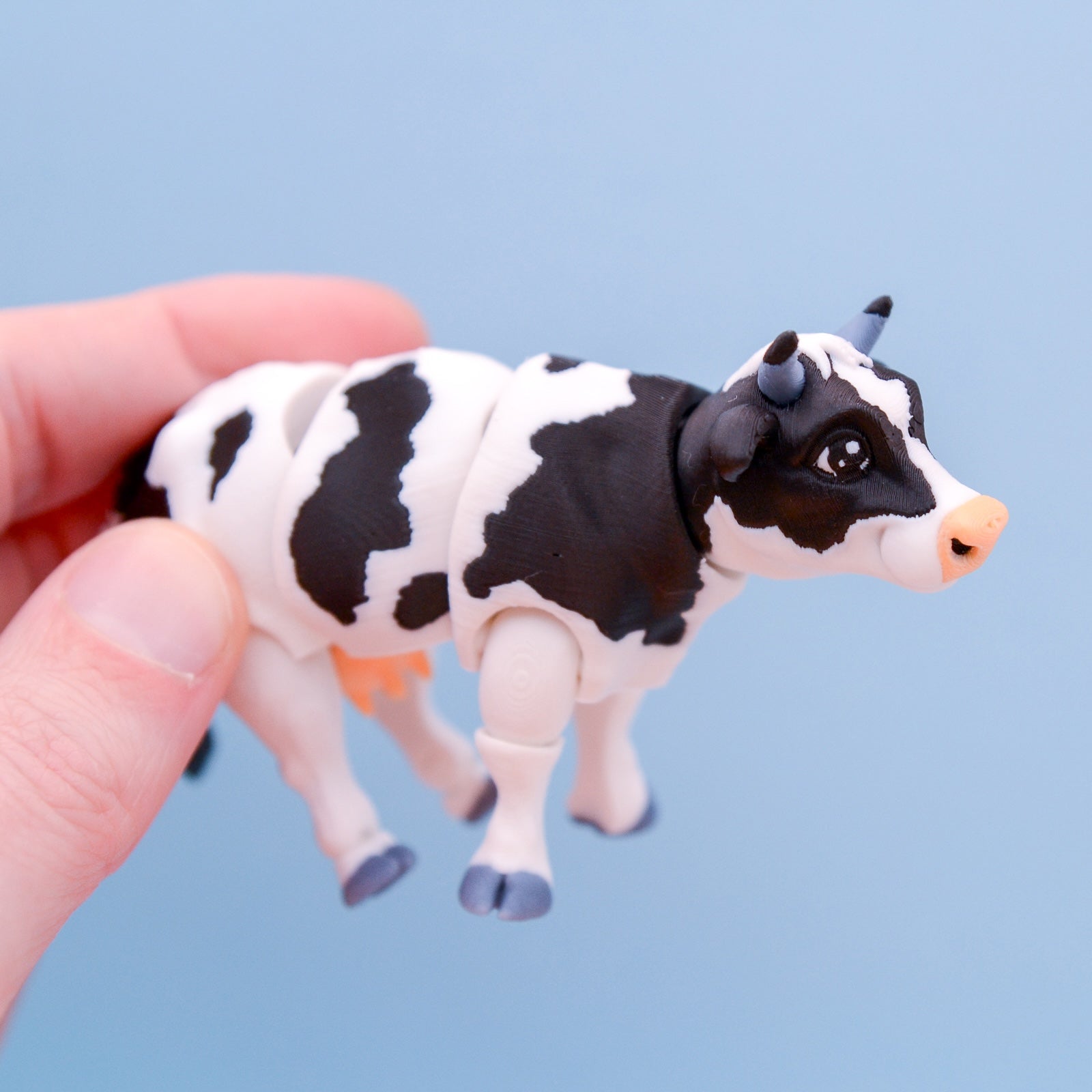 cowページ Bessie the Cow | 3D-Printed Farm Figurine | Wiggly Stuff