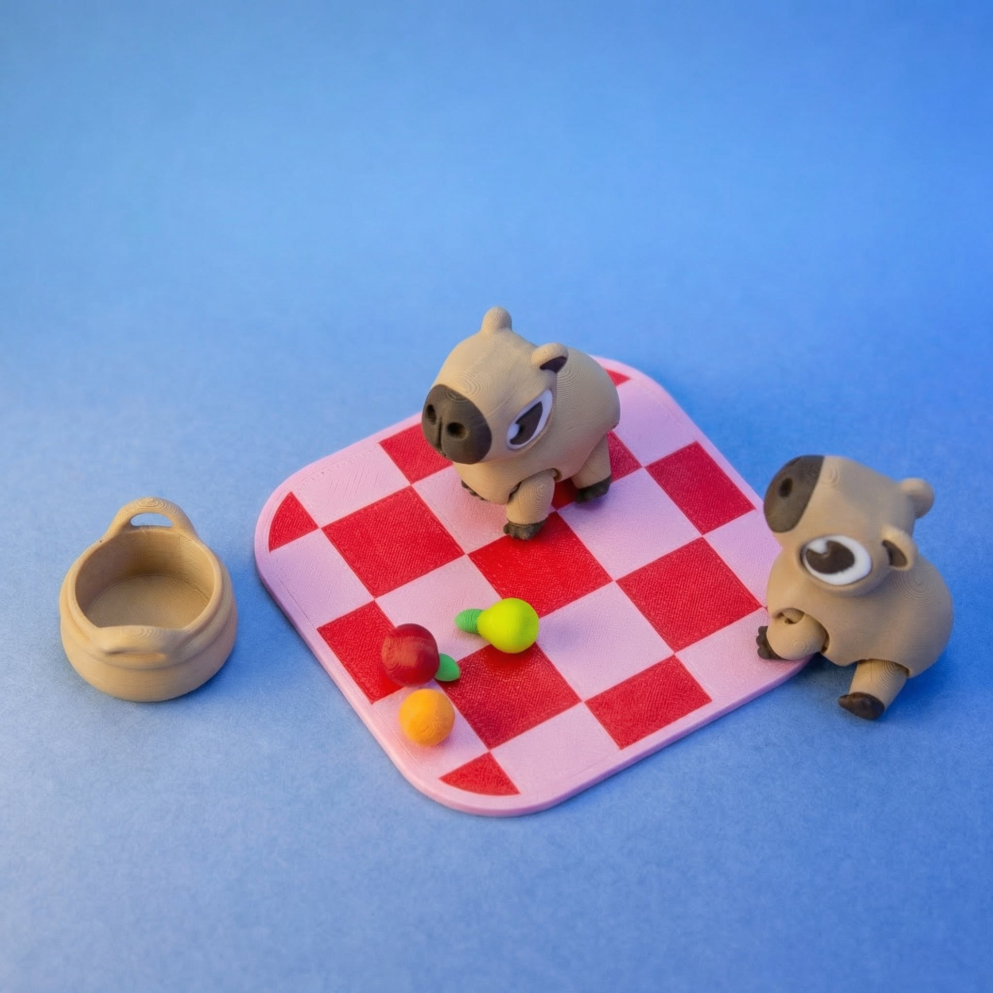 Capybara Picnic Scene Set - Churro & Crumble Bundle | Wiggly Stuff