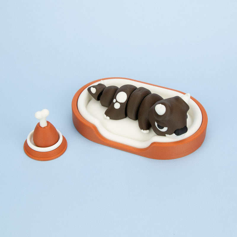 Chonk Dragon Classic Bed Set (with Bowl + Drumstick)