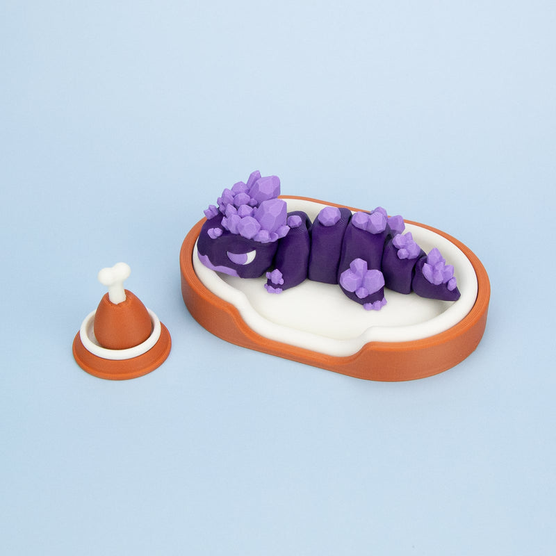 Chonk Dragon Classic Bed Set (with Bowl + Drumstick)