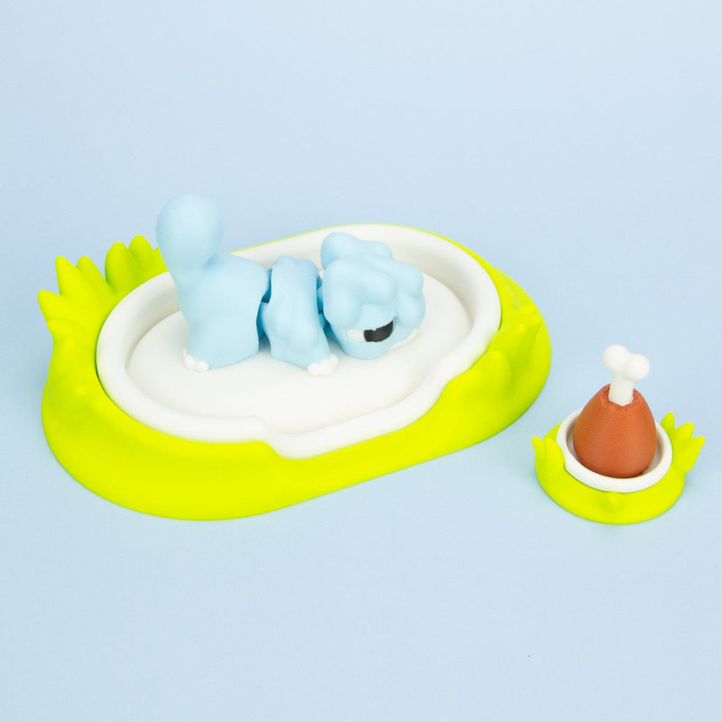 Chonk Dragon Grass Bed Set (with Bowl + Drumstick)
