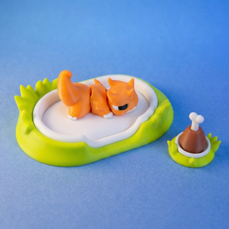 Chonk Dragon Grass Bed Set