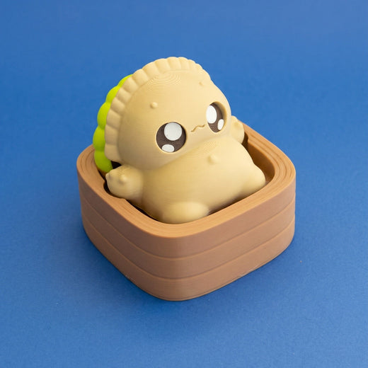 Dumpling Boo Clicker 3D-printed figurine, view 2.