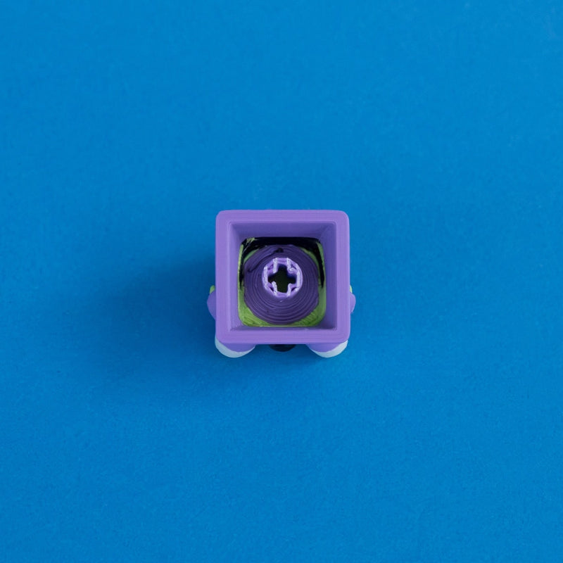 Fangy the vampire before dinner keycap underside MX stem.
