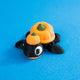Gourdon pumpkin turtle front view.