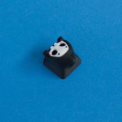 Grimsy the reaper keycap three quarter view.