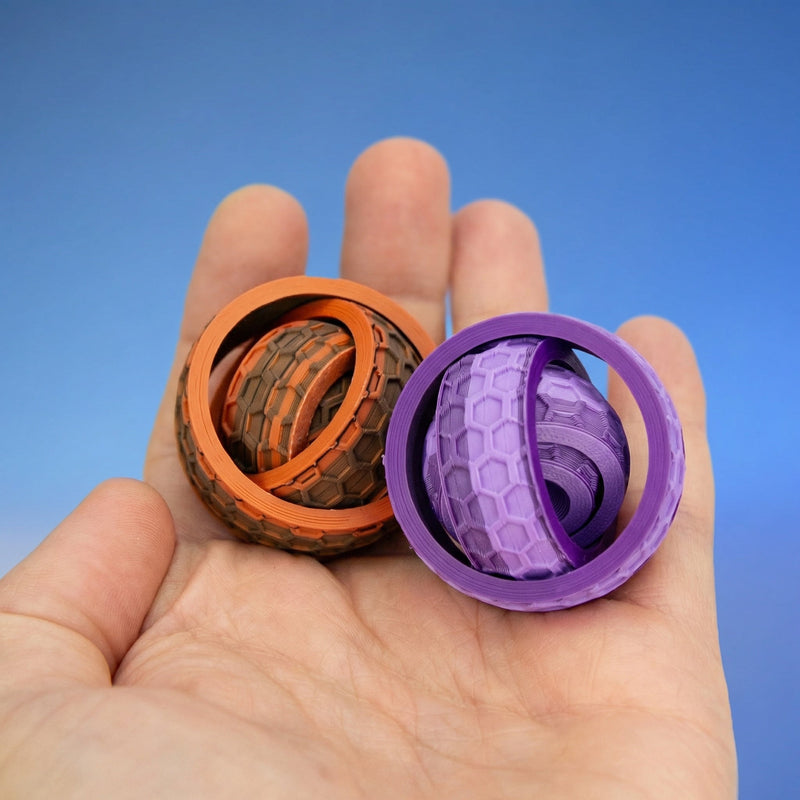 Gyro Fidget - 4-Ring Spinner