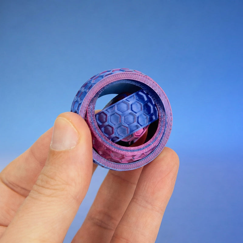 Gyro Fidget - 4-Ring Spinner