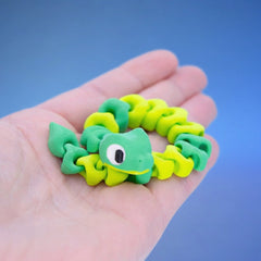 Jade the Snake Hatchling 3D-printed figurine, view 3.