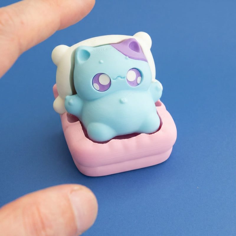 Kitty Boo Clicker 3D-printed figurine, view 3.