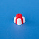 Mint the white present keycap with a red bow