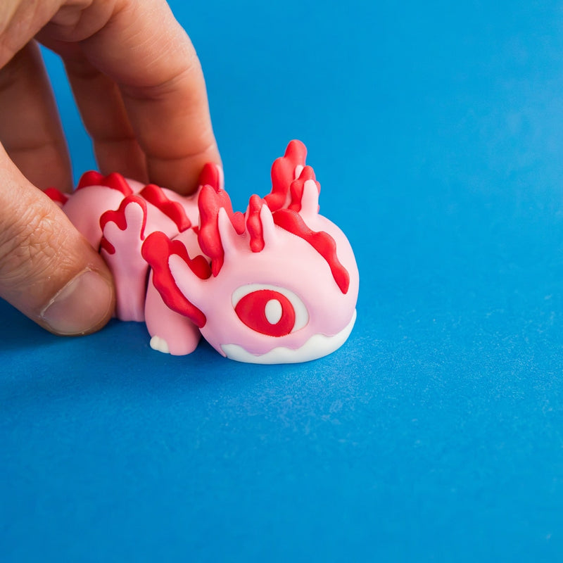 Plod axolotl beast dragon hand scale.