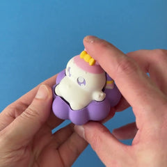 Fairy Boo Clicker 3D printed fidget wiggling in hand