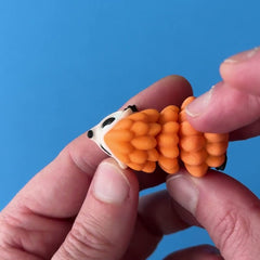 Henry the Hedgehog 3D printed fidget wiggling in hand