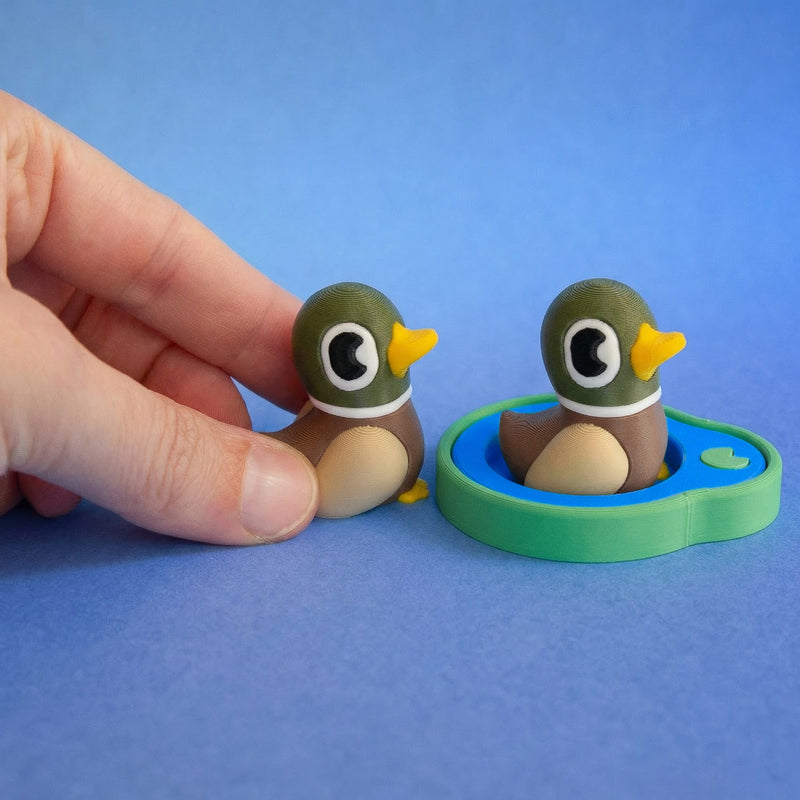 Quacky Jack the Birb — front view of chunky mallard duck body
