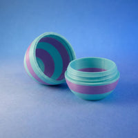 Blue & Purple Striped Easter Egg