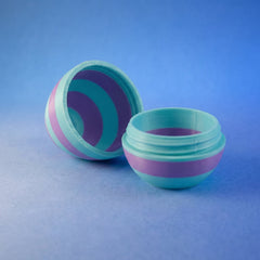 Blue & Purple Striped Easter Egg