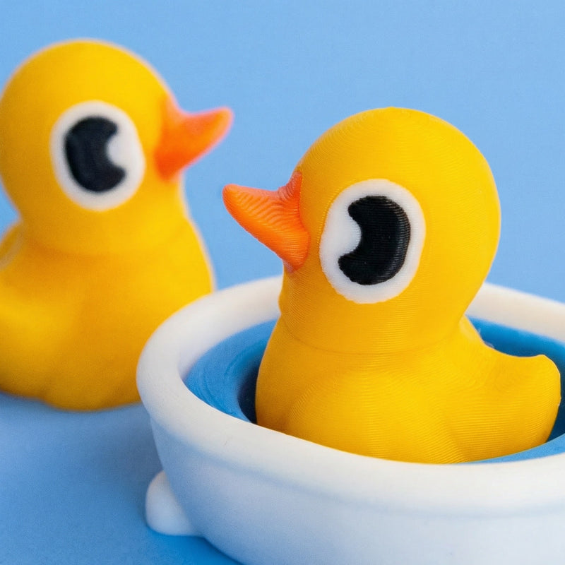 Rubba Dukky Birb — 3D-printed duck figurine made in Melbourne