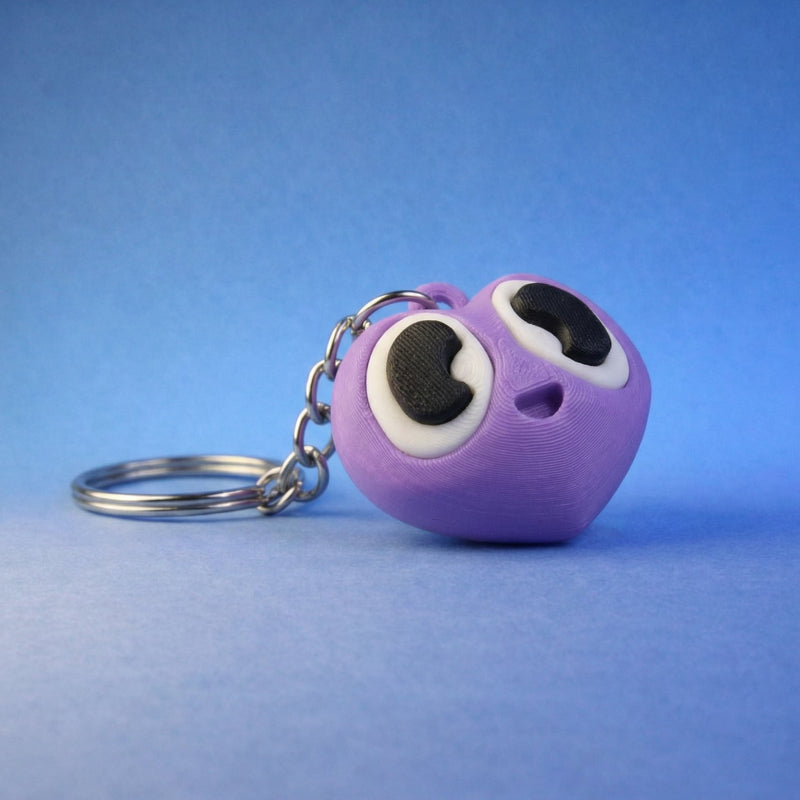 Smiling Heart Charm Keyring