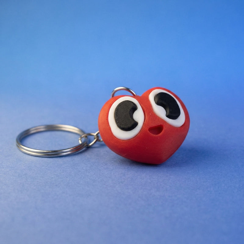 Smiling Heart Charm Keyring