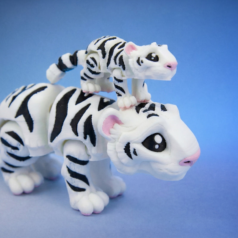 Snowpaws the White Bengal Tiger