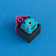 Spotto the monster keycap in Hollow Lane single clicker house.