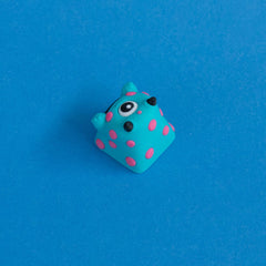 Spotto the monster keycap three quarter view.