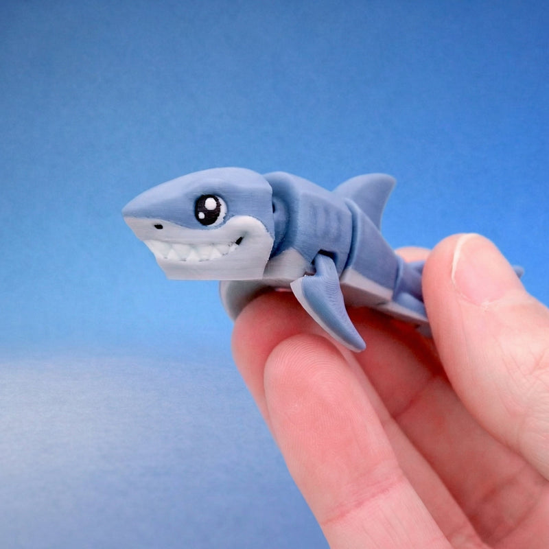 Toothy the Great White Shark 3D-printed figurine, view 3.