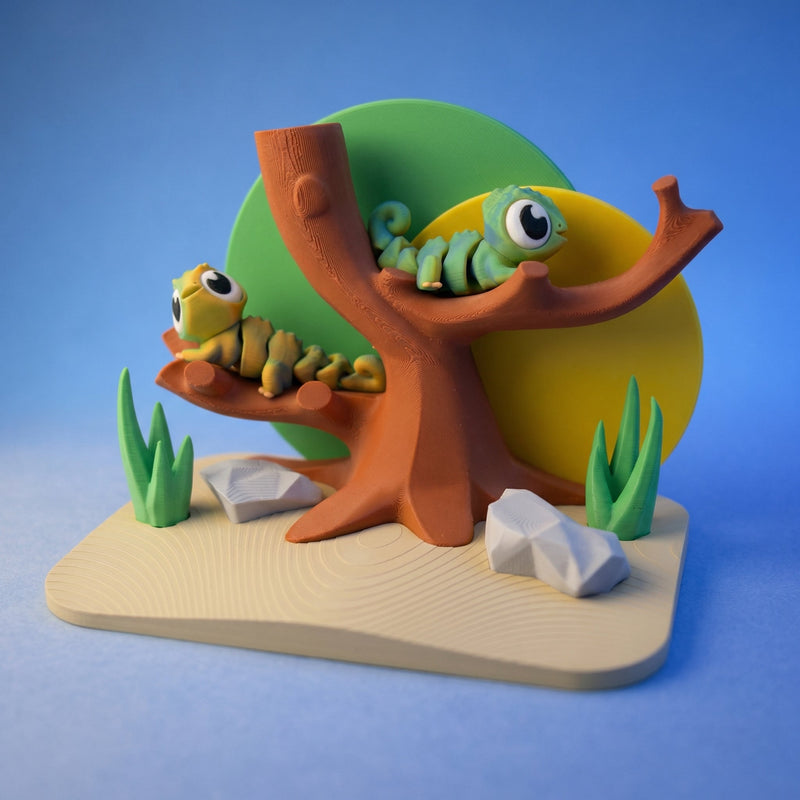 Camellia the Colour-Shift Chameleon