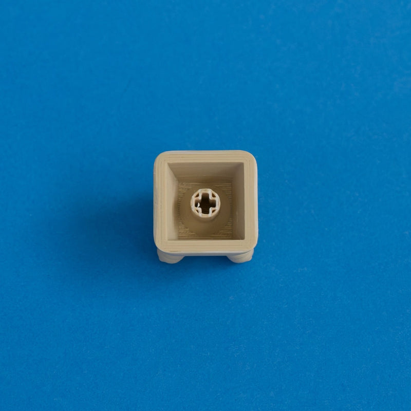 Wrappy the mummy keycap underside MX stem.